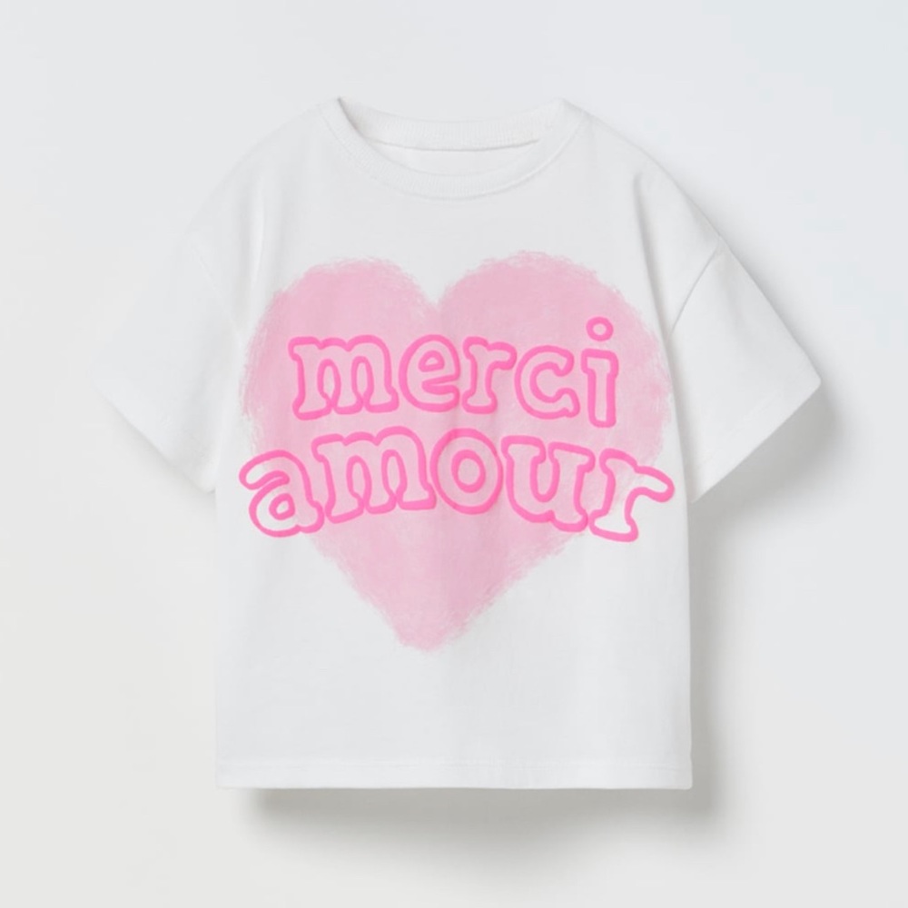 Zara Fluorescent Print T Shirt